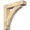 Ekena Millwork Thorton Block Rough Sawn Bracket w/ Offset Brace, Douglas Fir, 6"W x 26"D x 26"H BKT0604X26X26THR05RDF - alternate 1